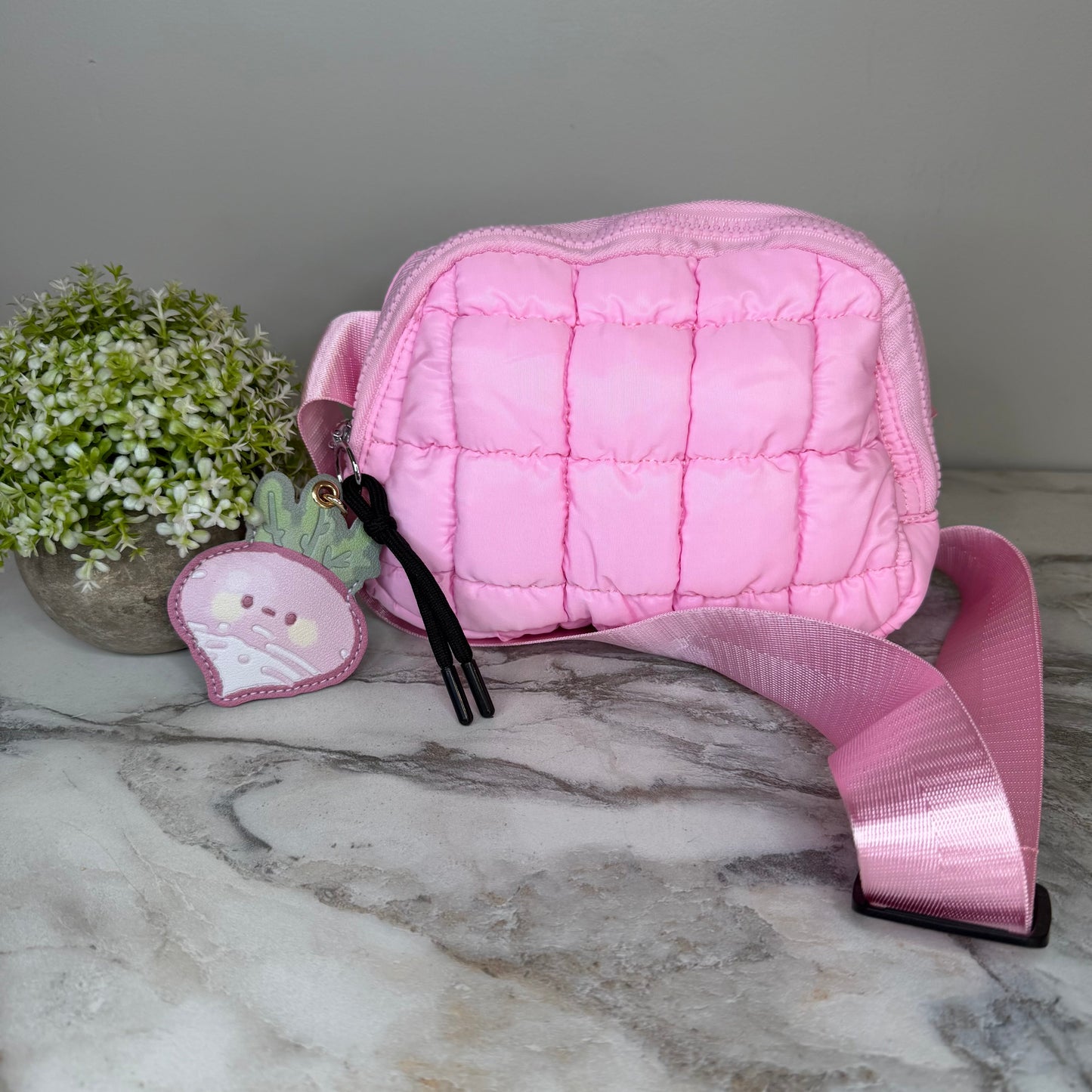 Bundled Set - Puffer Belt Bag Raddish