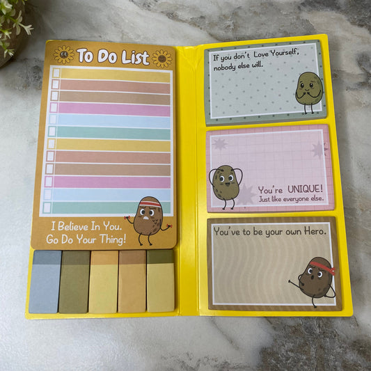 Sticky Note Booklet Set - Potato