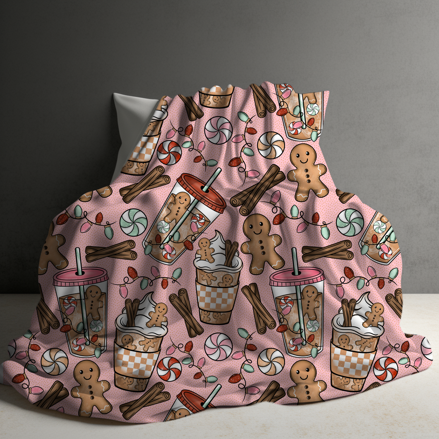 Blanket - Christmas - Coffee Gingerbread - PREORDER