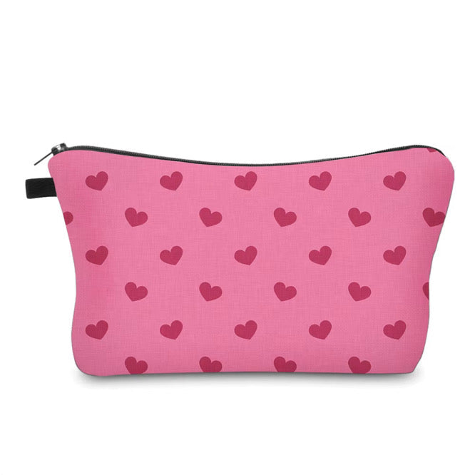 Pouch - Valentine’s Day - Light Pink Hearts