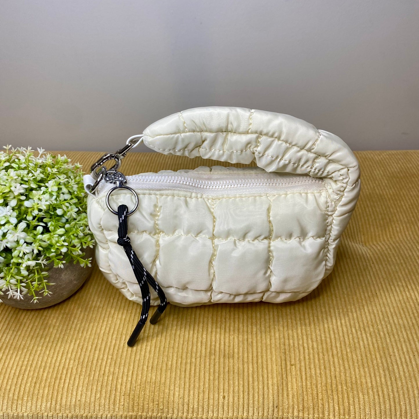 Mini Puffer Bag - Ivory