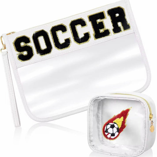 Sports Clear Zip Pouch 2 Pack - PREORDER 3/18-3/21
