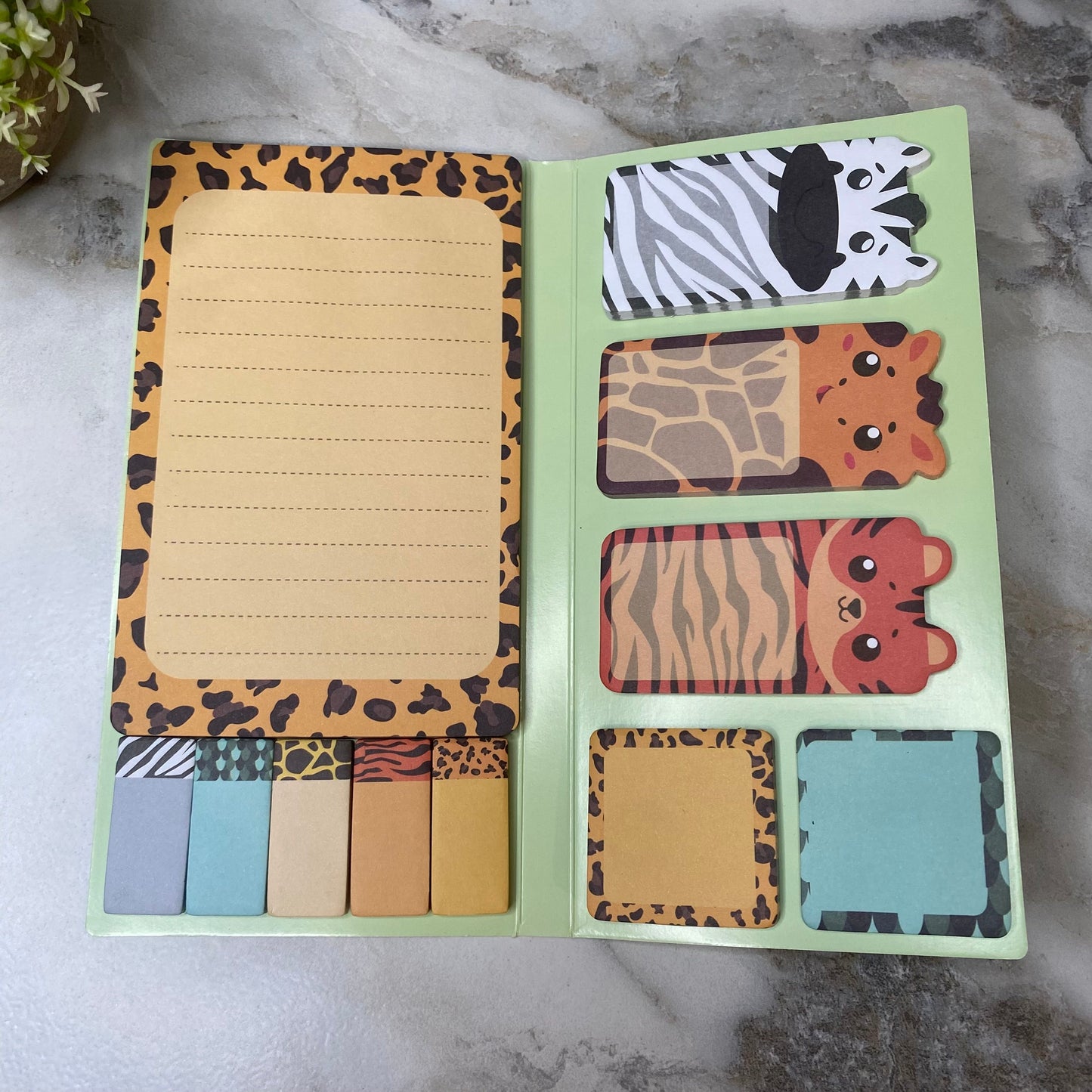 Sticky Note Booklet Set - Zoo