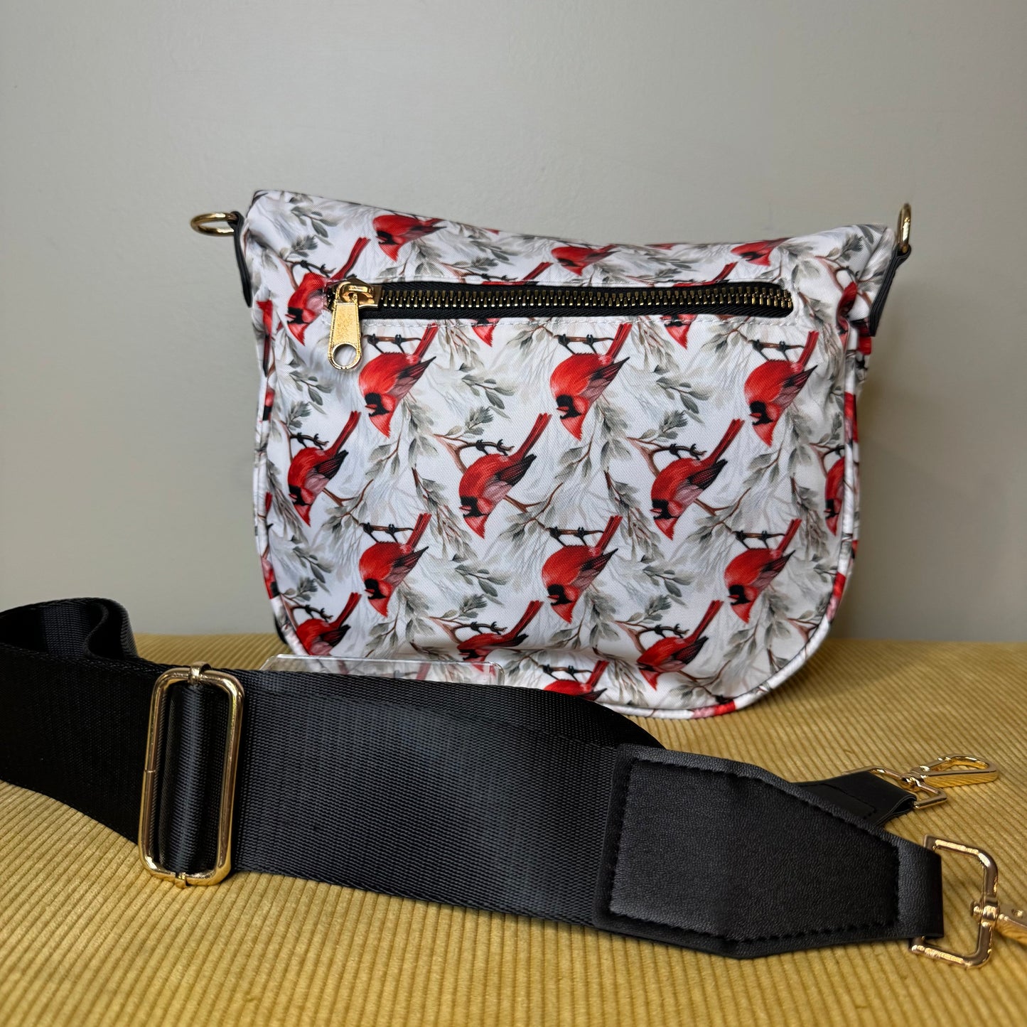 Roni - Nylon Crossbody - Cardinal