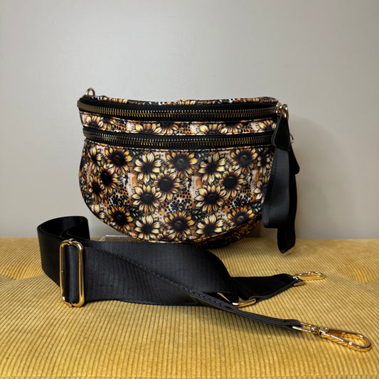 Roni - Nylon Crossbody - Sunflower Dot