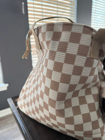 Caitlin Handbag - Corduroy Checker - PREORDER