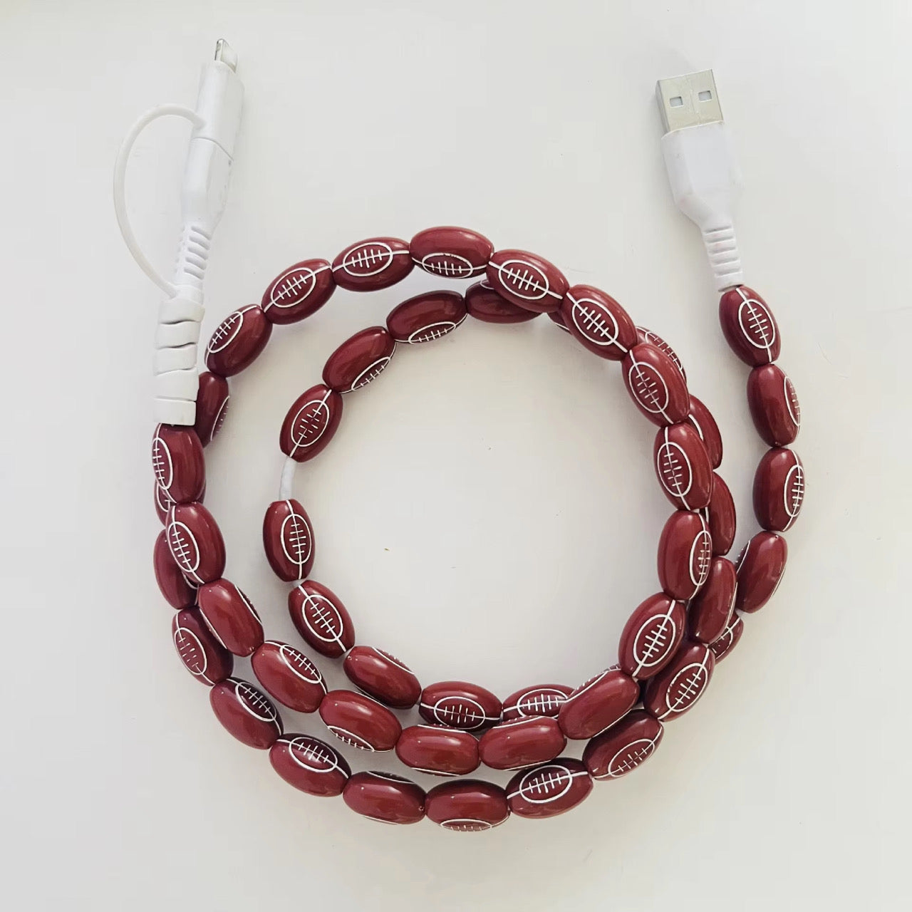 Charging Cord - Beaded - Sports - PREORDER
