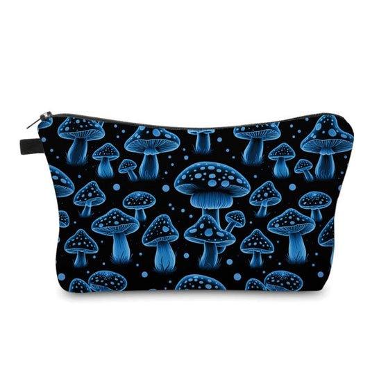Pouch - Mushrooms Black & Blue
