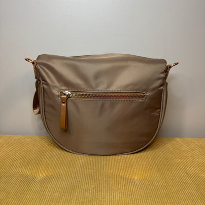 The Roni Nylon Crossbody - Solid Chocolate Brown