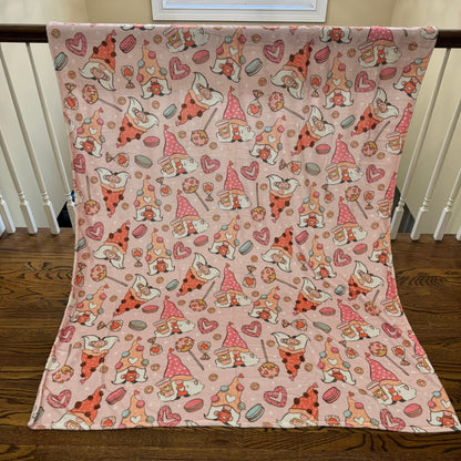 Blanket - Valentine’s Day - Gnomes