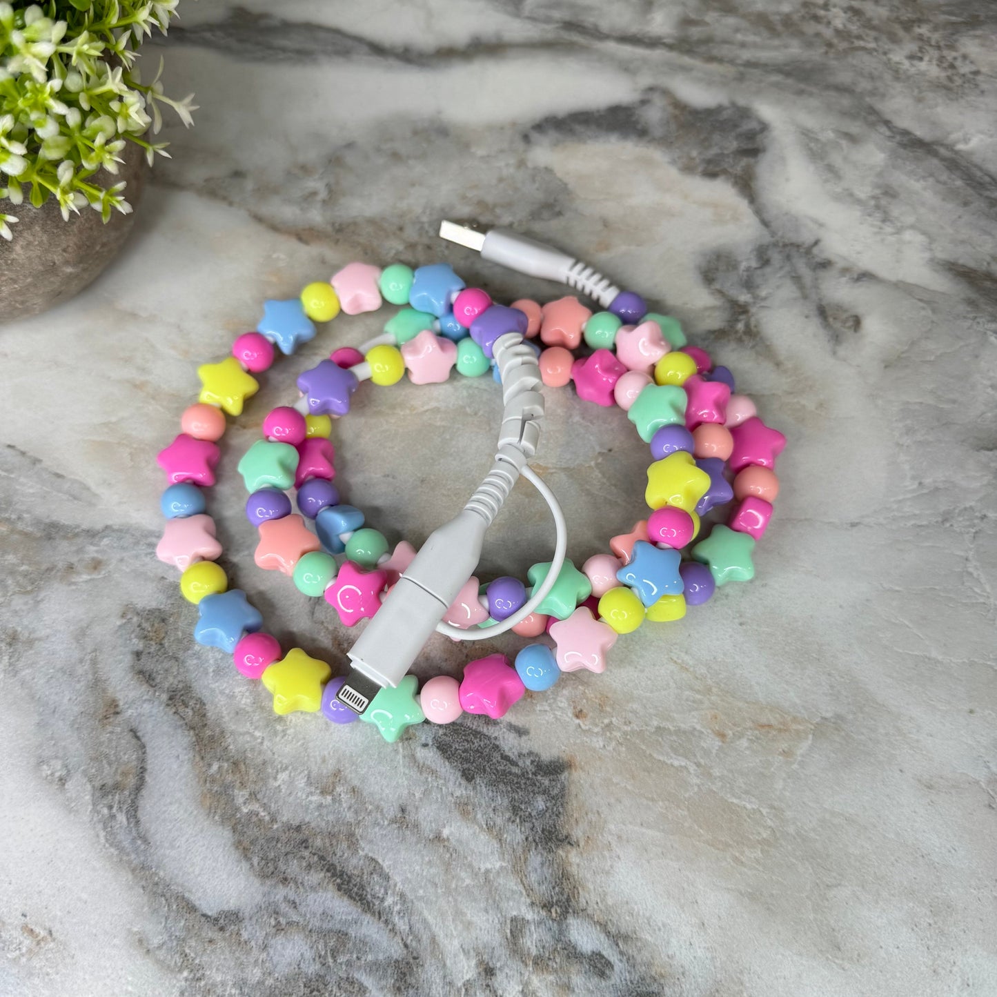 Charging Cord - Beaded #1 - PREORDER