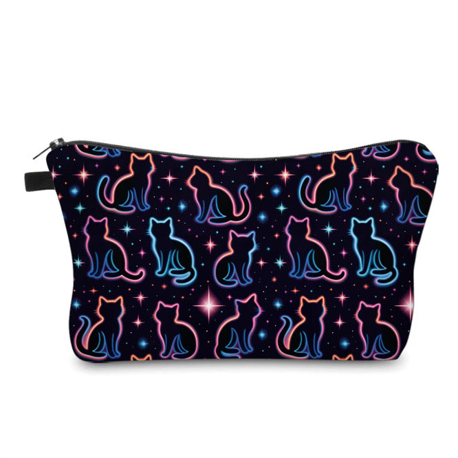 Pouch - Cat Neon Outline