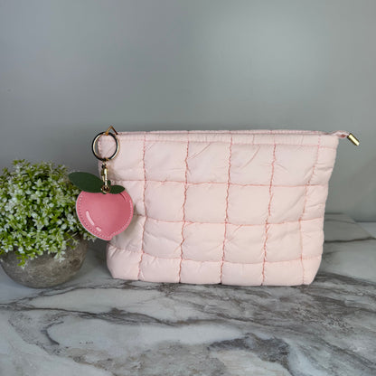 Bundled Set - Light Pink Puffer Pouch Bag