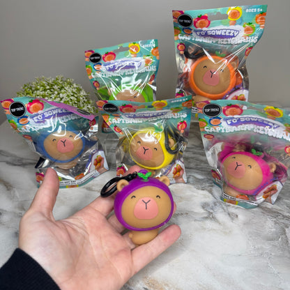 Fo Sqweezy Capybara Keychains Toy