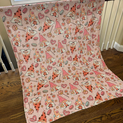 Blanket - Valentine’s Day - Gnomes