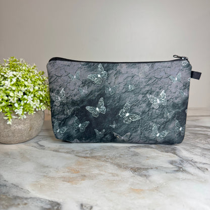 Pouch - Grey Butterfly