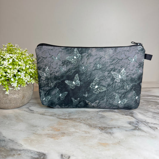 Pouch - Grey Butterfly