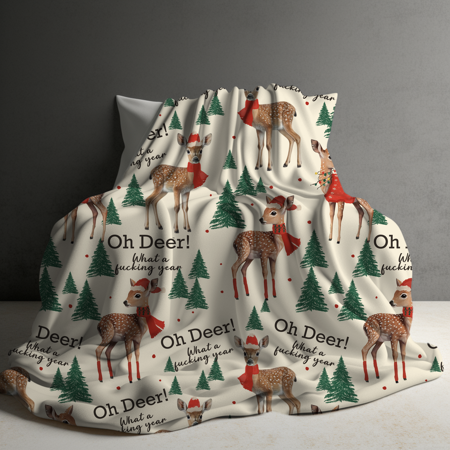 Blanket - Christmas - Oh Deer - PREORDER