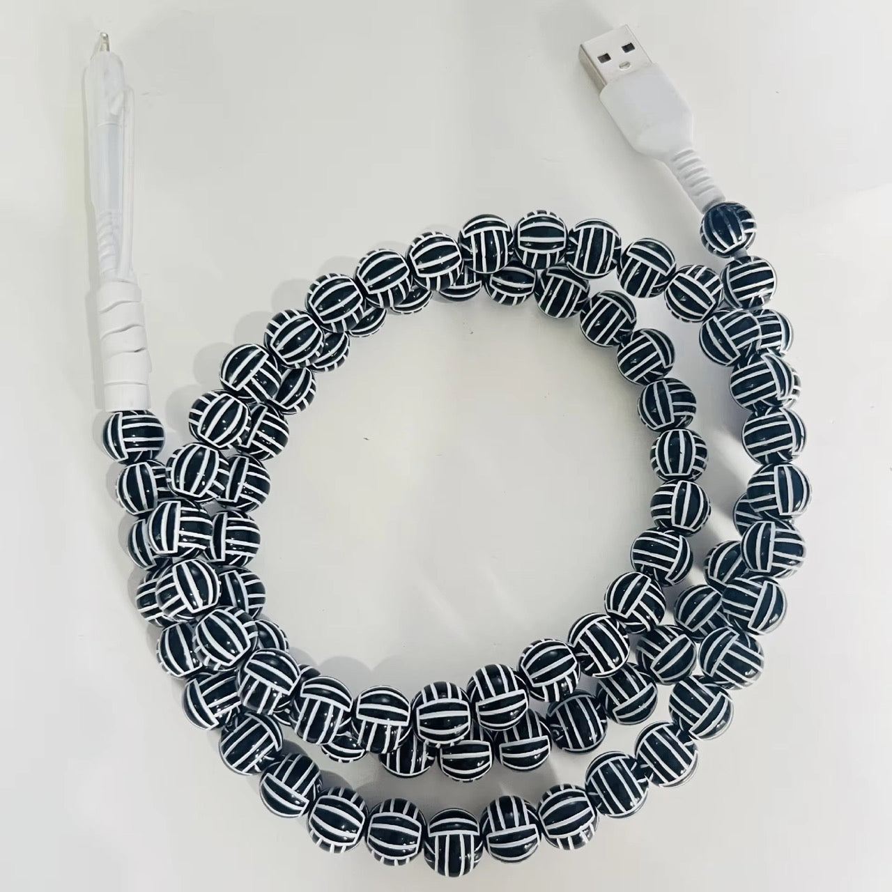 Charging Cord - Beaded - Sports - PREORDER
