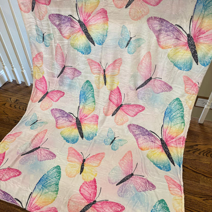 Blanket - Pastel Butterfly