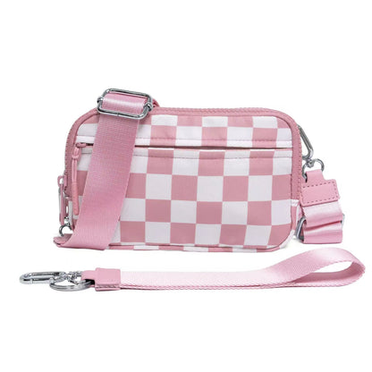 Remi - Nylon Crossbody Checkered