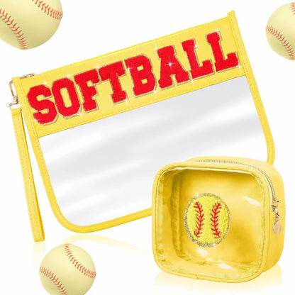 Sports Clear Zip Pouch 2 Pack - PREORDER 3/18-3/21