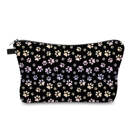 Pouch - Paw Dog Cat Pink Purple Ombre