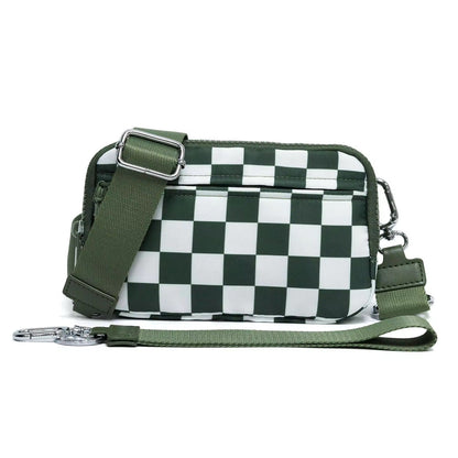 Remi - Nylon Crossbody Checkered
