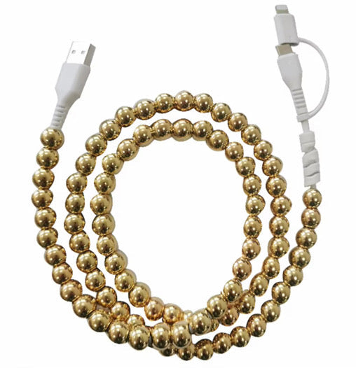 Charging Cord - Beaded #3 - PREORDER