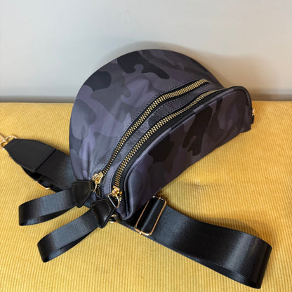 The Roni Nylon Crossbody - Camo #1