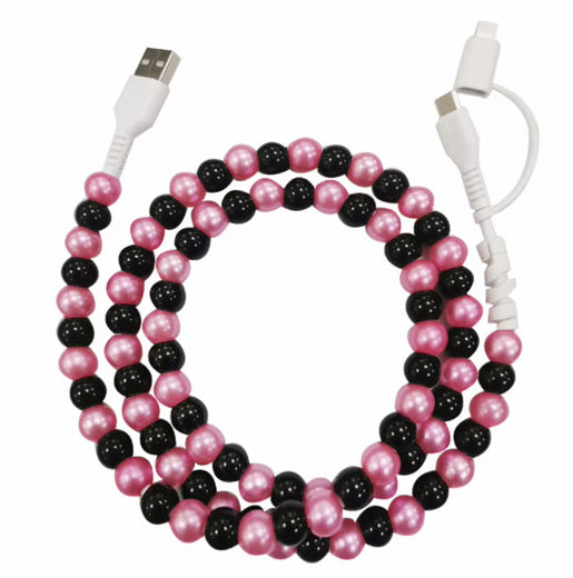 Charging Cord - Beaded #3 - PREORDER