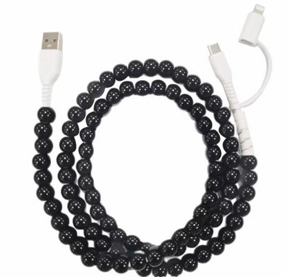 Charging Cord - Beaded #3 - PREORDER