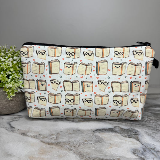 Pouch - Book Glasses Open