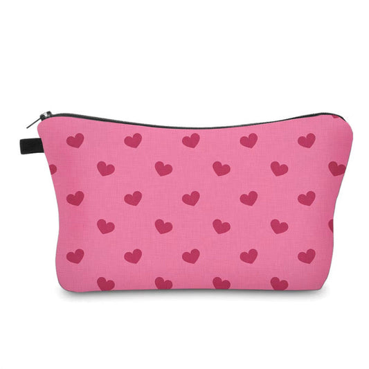 Pouch - Valentine’s Day - Light Pink Hearts