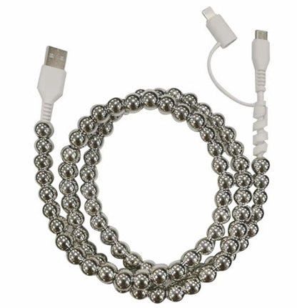Charging Cord - Beaded #3 - PREORDER