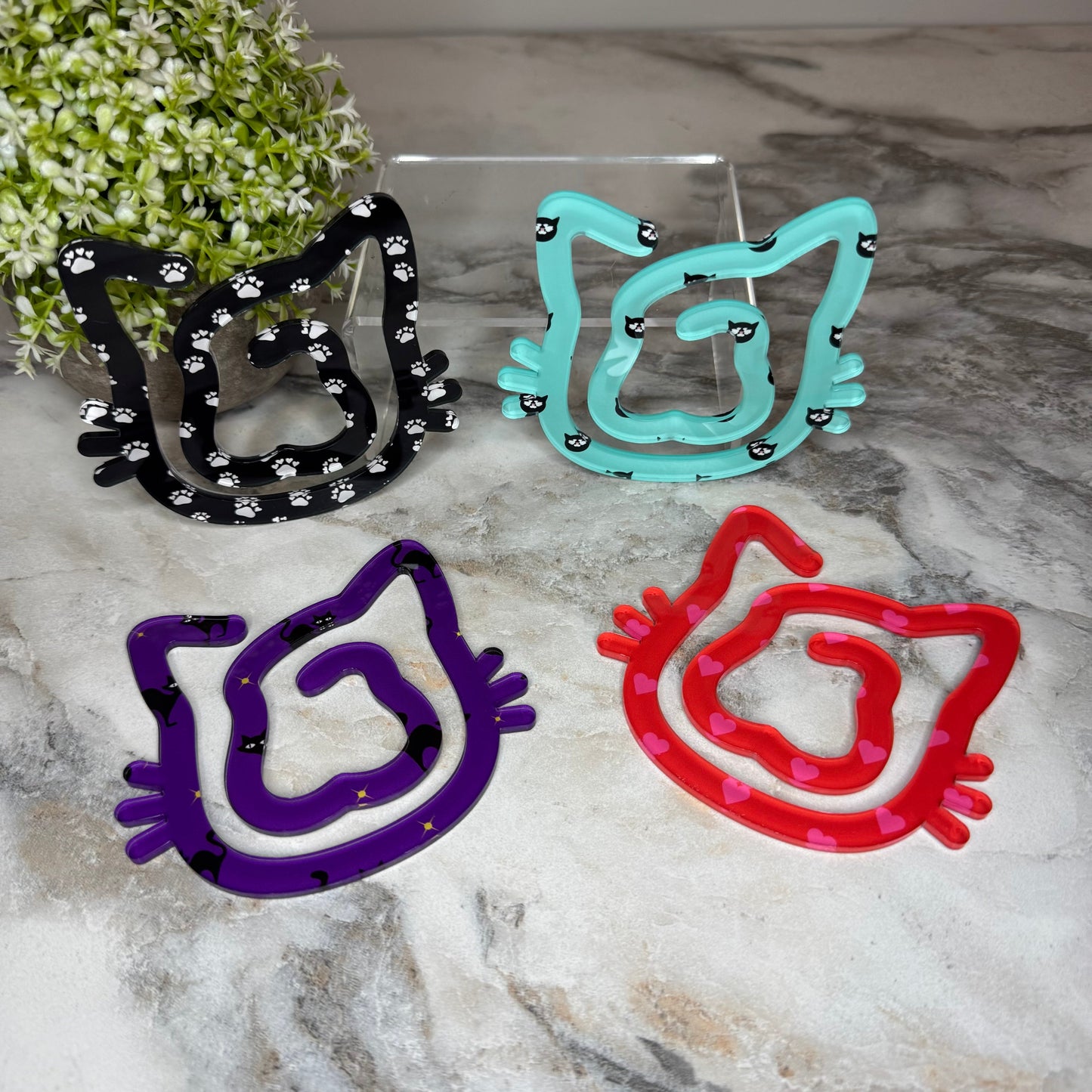 Jumbo Paperclip - Cat Head Shape