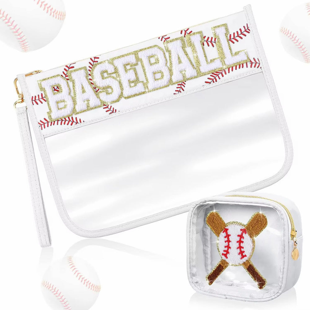 Sports Clear Zip Pouch 2 Pack - PREORDER 3/18-3/21