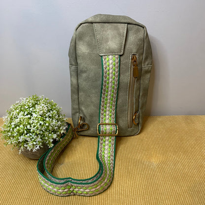 Alyssa - Faux Leather Sling Bag