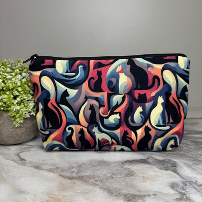 Pouch - Cat Abstract Shapes