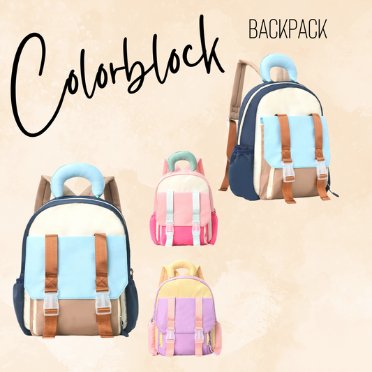 The Colorblock Backpack - PREORDER 3/18-3/21