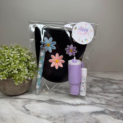Bundled Set - Floral Patches Black