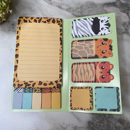 Sticky Note Booklet Set - Zoo