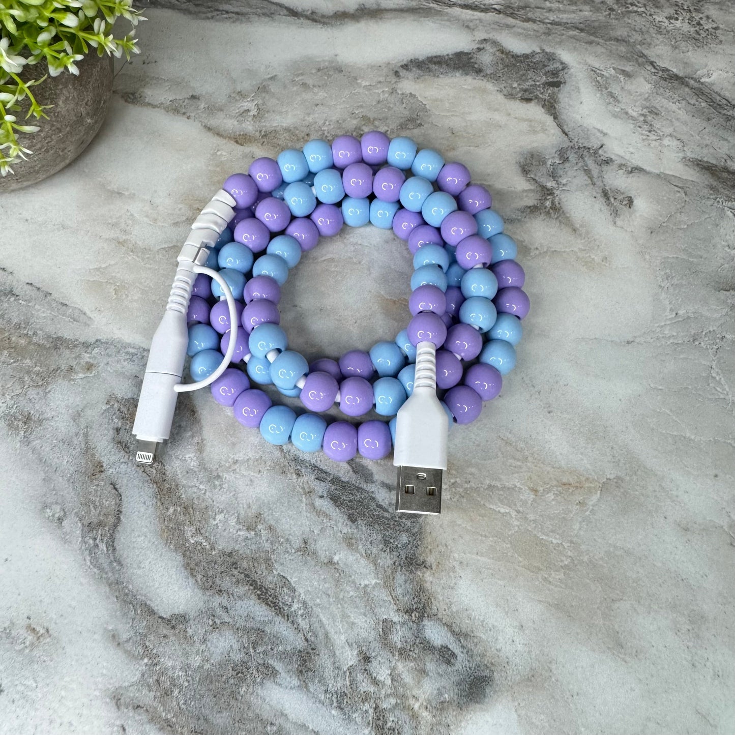 Charging Cord - Beaded #1 - PREORDER
