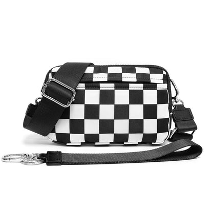 Remi - Nylon Crossbody Checkered