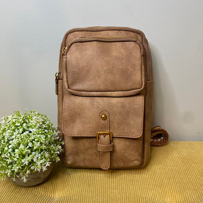 Alyssa - Faux Leather Sling Bag