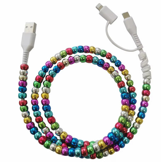 Charging Cord - Beaded #3 - PREORDER