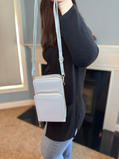 Ivy Crossbody Wallet + Purse - Black