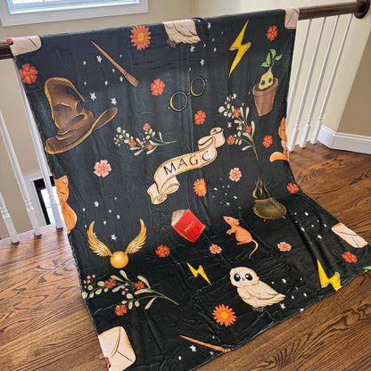 Blanket - Magic on Black