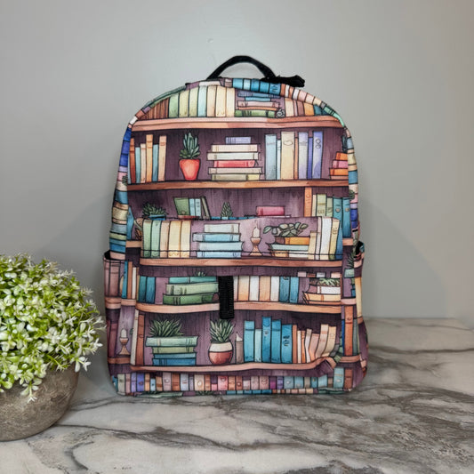 Mini Backpack - Book Shelves
