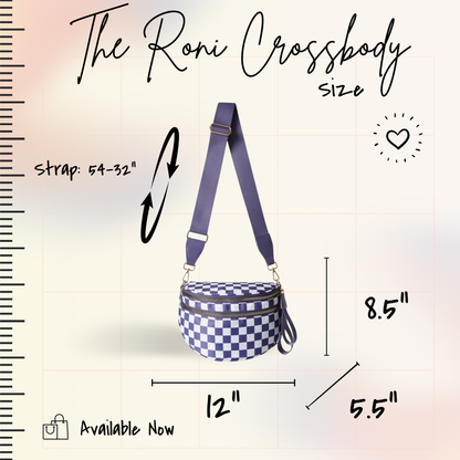 The Roni Nylon Crossbody - Rainbow Animal Print - PREORDER